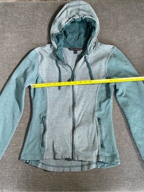 Pact Organic Teal Zip-Up Hoodie